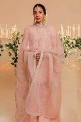 Embroidered Kurta, Trouser/Pant & Dupatta Set
